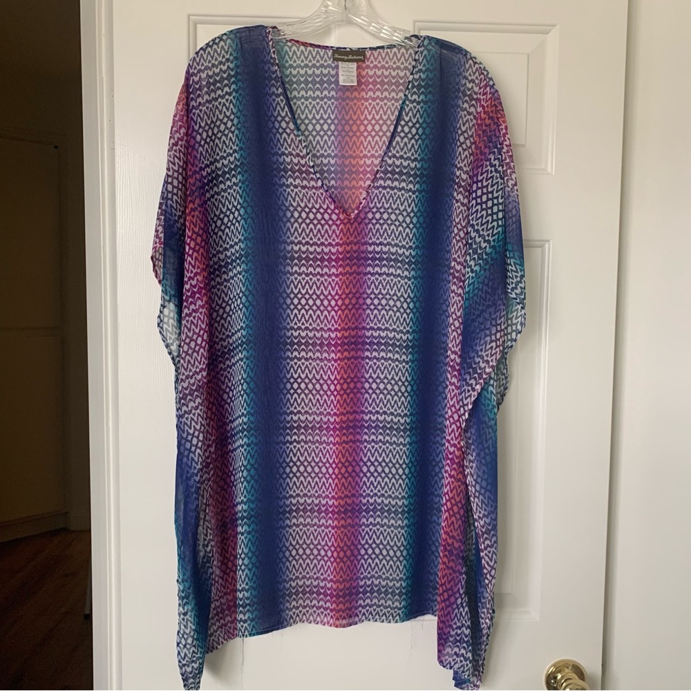 Women’s Tommy Bahama multi-color bathing suit cover-up, size M